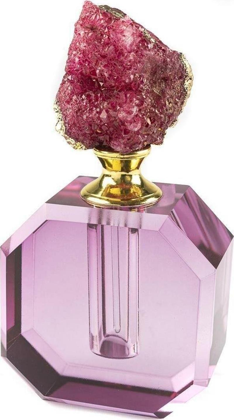 7x13 Cm Pembe Parfüm Şişesi