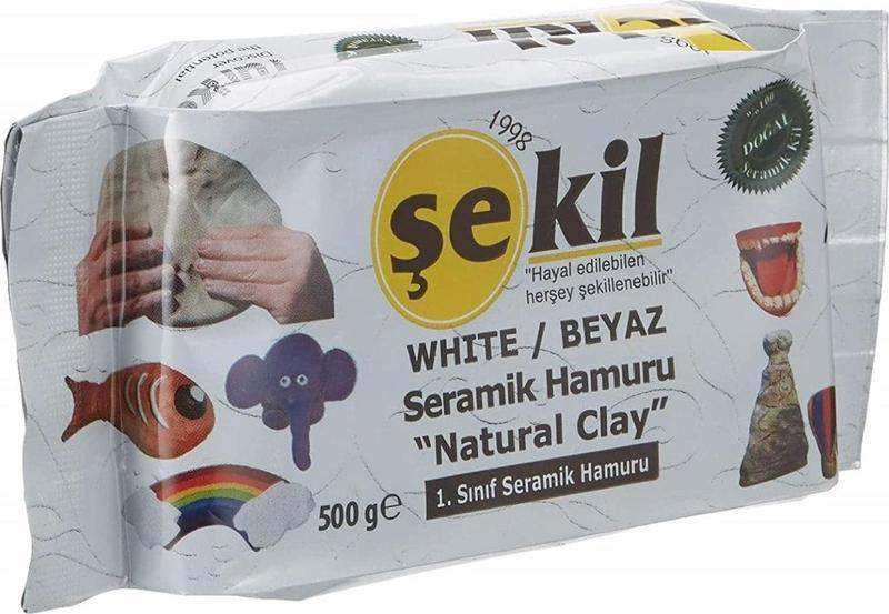 Seramik Hamuru 500 GR Beyaz VK500BYZ