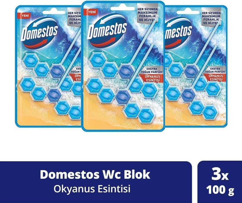 WC BLOCK 5GC İKİLİ OKYANUS 100 GR 3 ADET