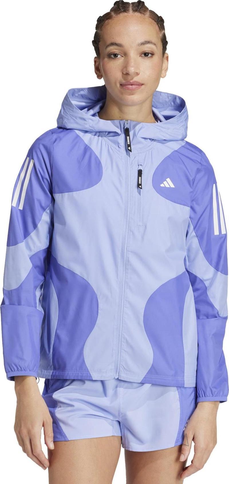 IW0034-K adidas Otr B Cb Jkt Kadın Yağmurluk-R&amp;uuml;zgarlık Mor