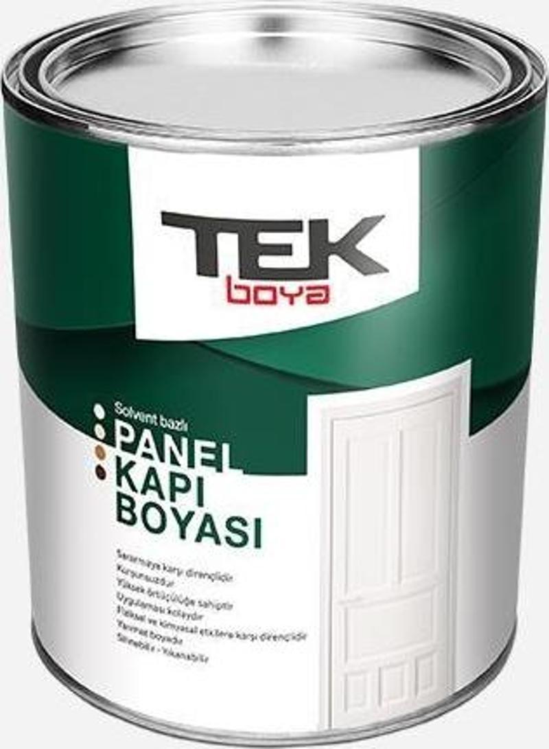 TEK PANEL KAPI BOYASI SOLVENT BAZLI BEYAZ 0,75L