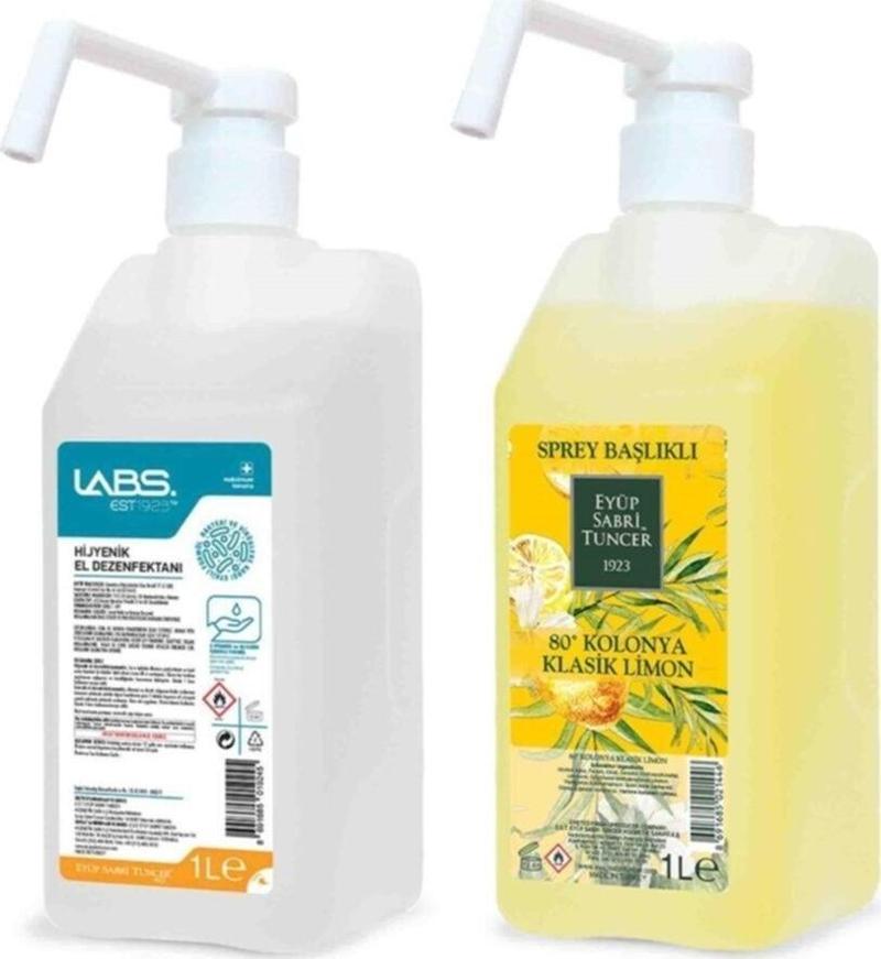 Labs Dezenfektan ve Klasik Limon Kolonyası 1 Lt