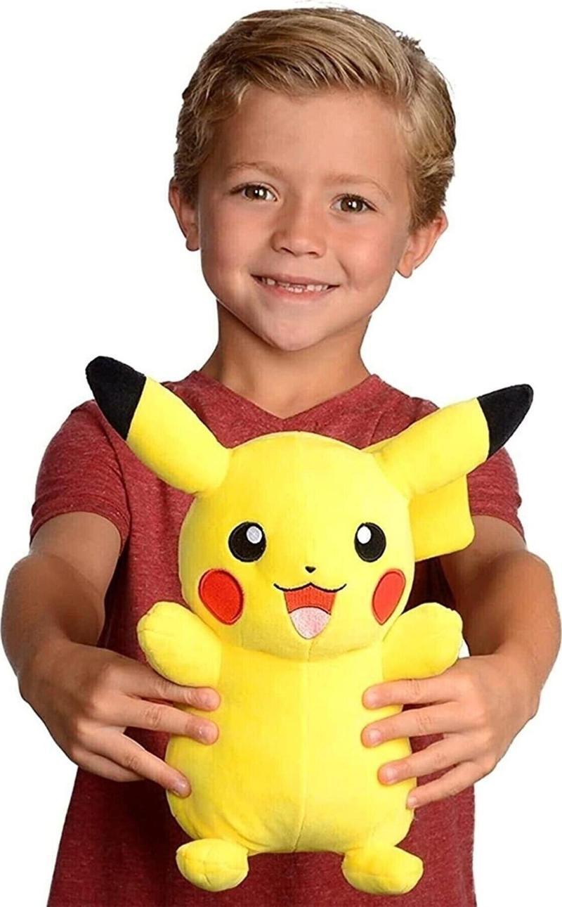 Ithal Kumaş Pikaçhu Pokemon Go Pikachu Figür Peluş Oyuncak Büyük Boy Uyku & Oyun Arkadaşı Pikachu