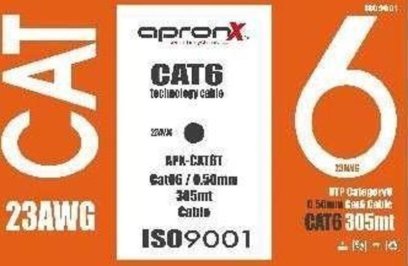 Cat6 23AWG 305Mt Outdoor 0,50mm Turuncu Utp Kablo