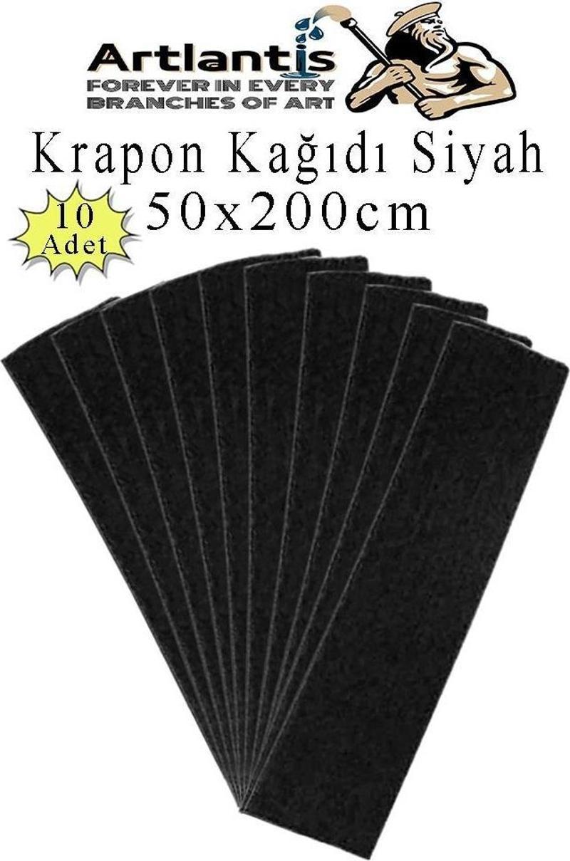 Renkli Krapon Kağıdı 50x200 cm 10 Adet Renkli Grapon Kağıdı Okul Sınıf Etkinlik Kreş Okul Öncesi Kırapon Grafon