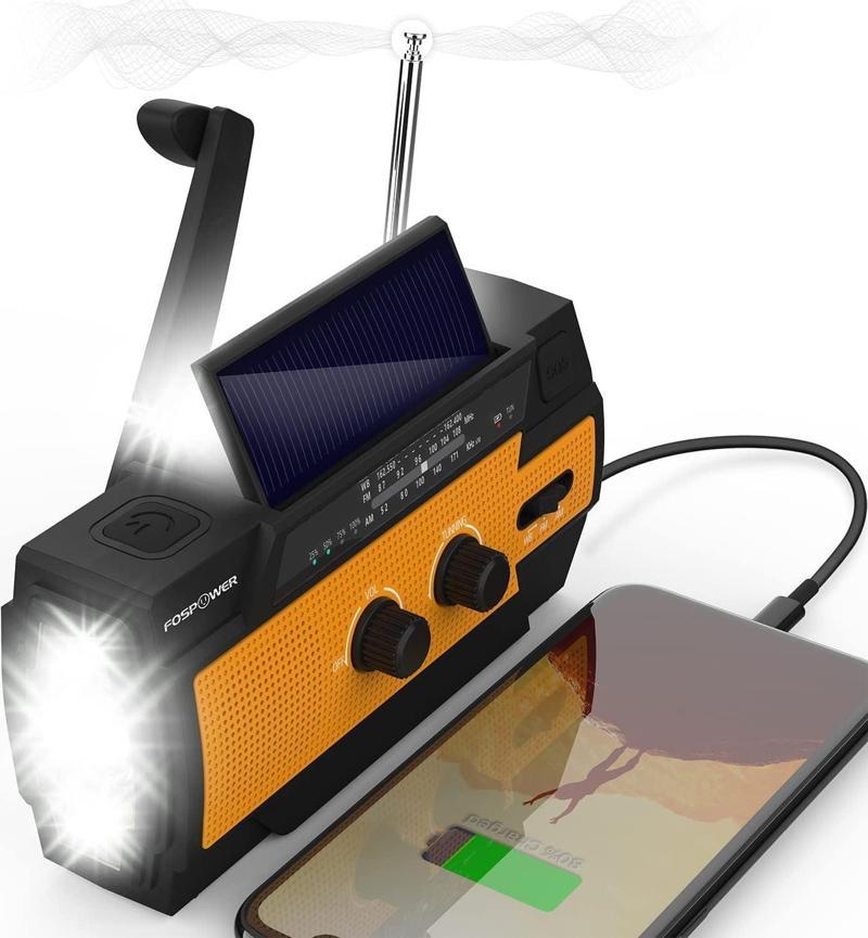 FosPower A3 4000mAh NOAA Acil Durum Radyosu