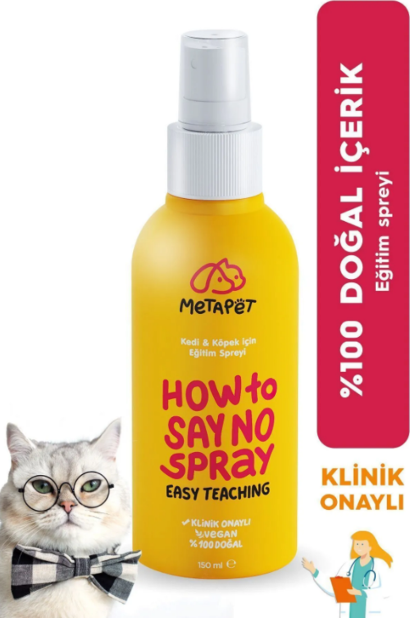 Doğal Kedi Uzaklaştırıcı Sprey, Kedi Çiş Pedi Ve Tuvalet Eğitimi, Caydırıcı Ve Kovucu, 150 ml