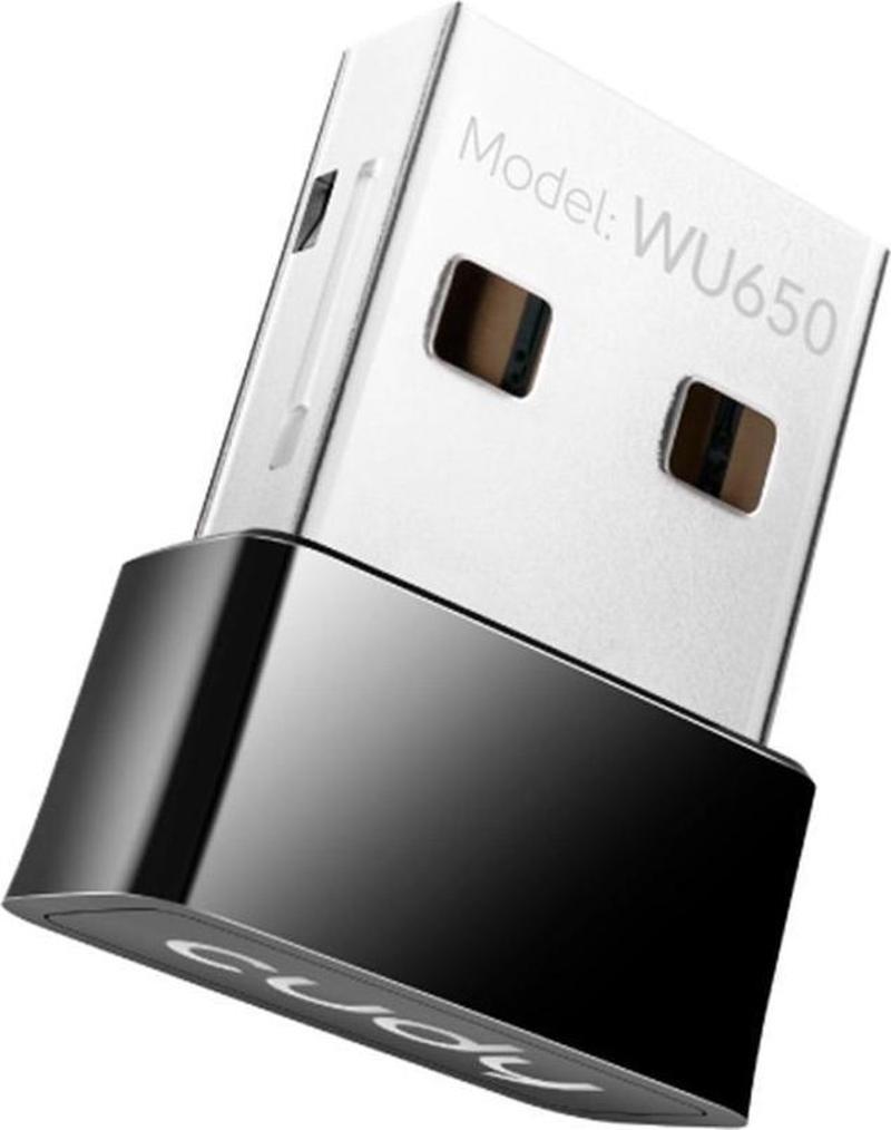 WU650 5GHz 433Mbps, 2.4GHz 200Mbps Wi-Fi Mini USB Adaptör(AC1200 Serisi)