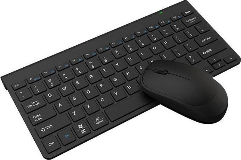 KB-BT72 ELITE Black Metalik Bluetooth Kablosuz Q Klavye + Mouse Set