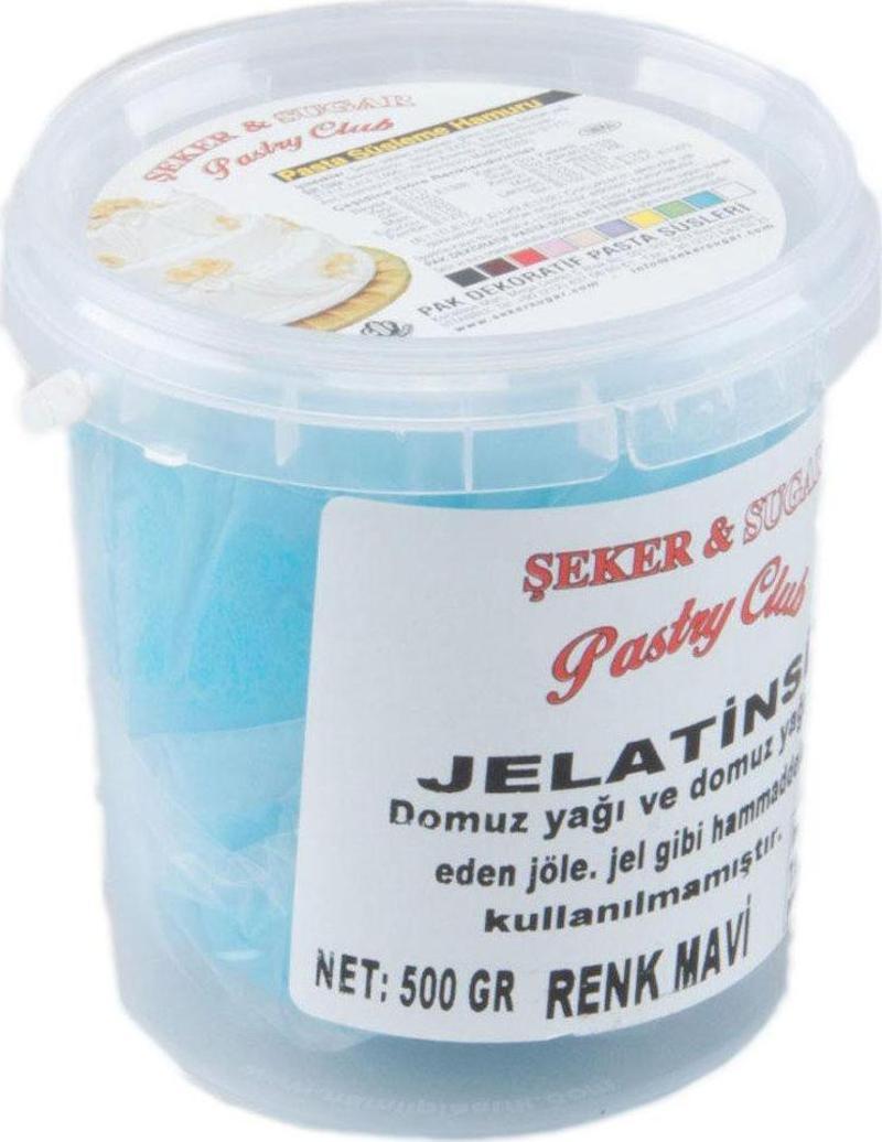 Şeker Sugar Şeker Hamuru Pasta Süsleme Hamuru 500 Gr   Mavi