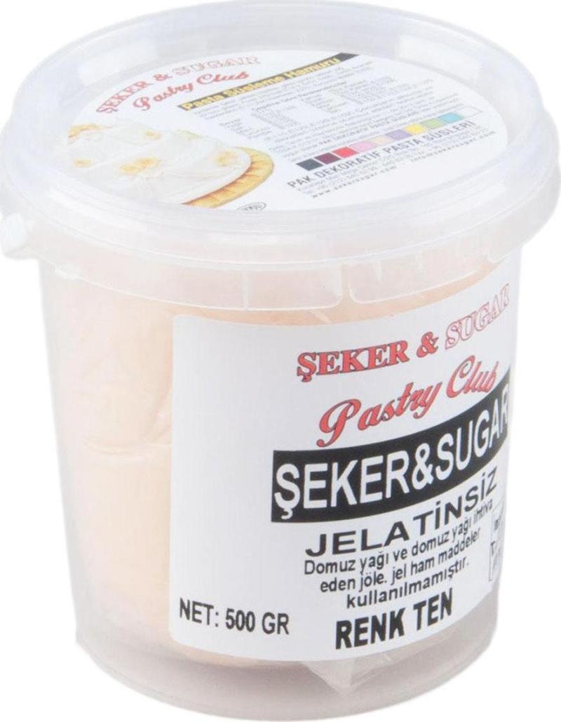 Şeker Sugar Şeker Hamuru Pasta Süsleme Hamuru 500 Gr   Ten Rengi