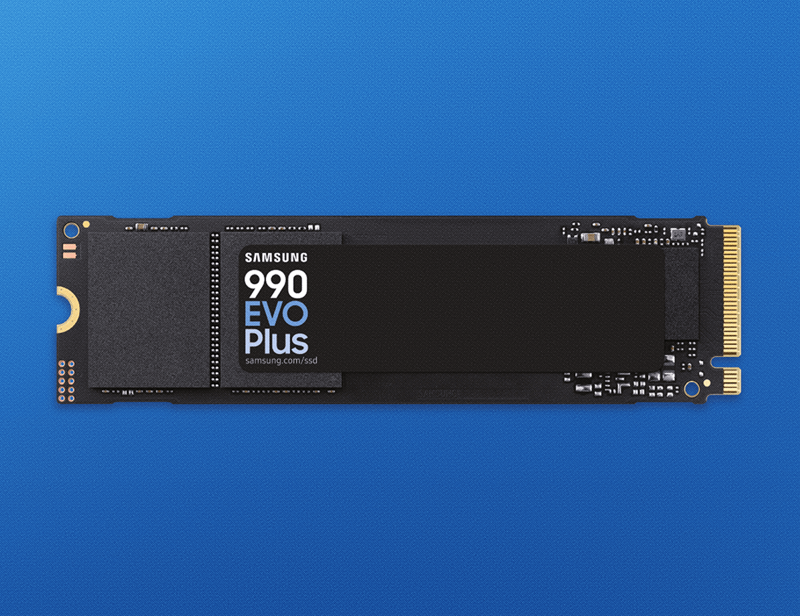 1TB 990 EVO PLUS PCIE GEN 4.0 X4 / 5.0 X2 NVME 2.0 (7150/6300MB/s)