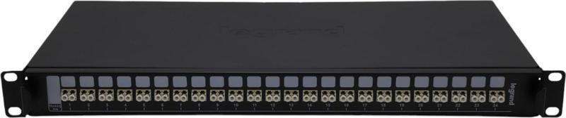 032162 24 PORT DUBLEX LC FİBER OPTİK PATCH PANEL (24 ADET LC DUBLEX COUPLER-EK KASETİ)