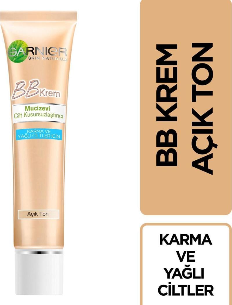 BB Krem Mucizevi Cilt Kusursuzlaştırıcı Karma/Yağlı Ciltler Açık Ton 50 ml