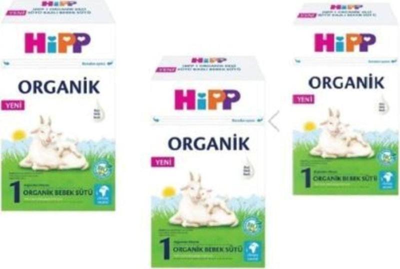 1 Organik Keçi Sütü Bazlı Bebek Sütü 400 Gr X 3 Adet