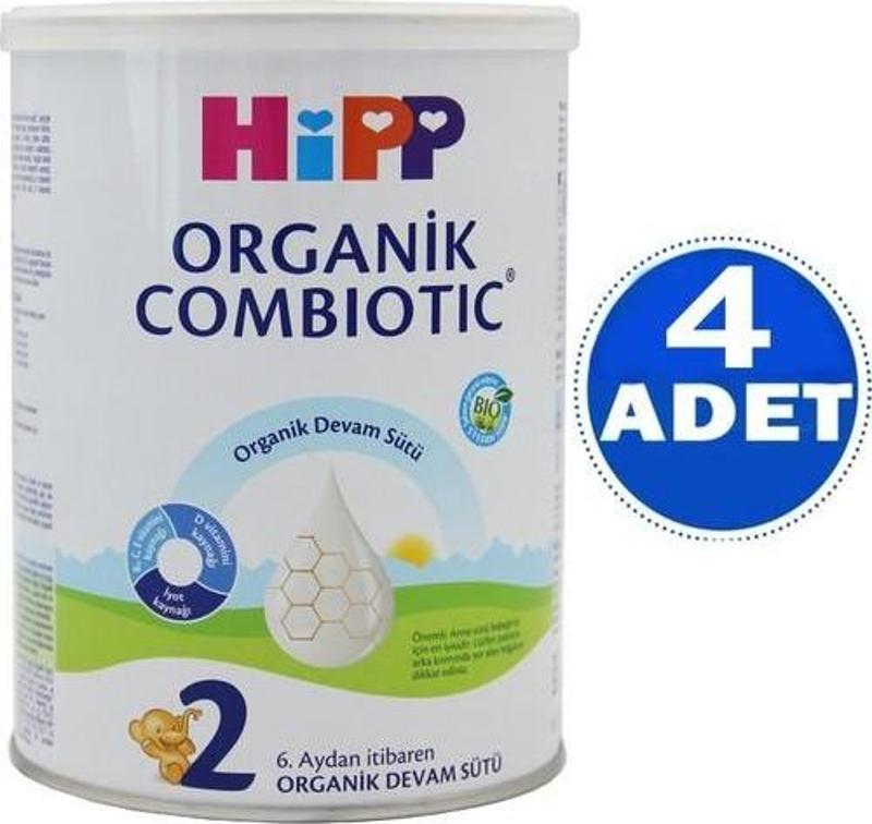 2 Organik Combiotic Devam Sütü 350 gr 4 ADET