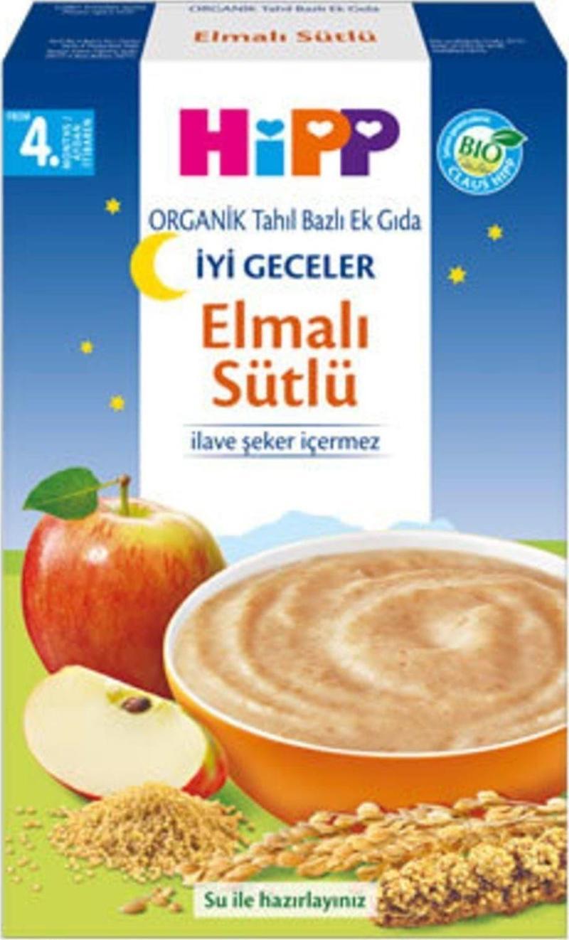 Organik İyi greceler Elmalı Sütlü Tahıllı Ek grıda 250 gr