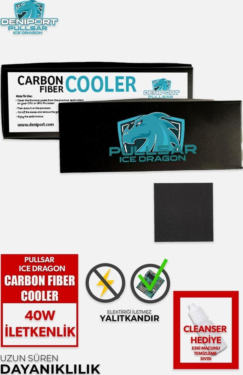 Ice Dragon Carbon Fiber Cooler 40w/m-k Karbon Fiber Thermal/termal Macun