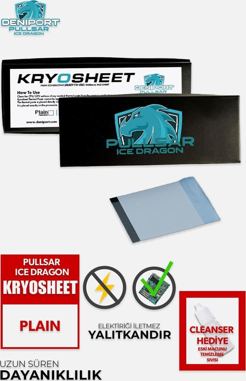 Ice Dragon Kryosheet Plain Yüksek Performanslı Termal Macun 12 W/m-k