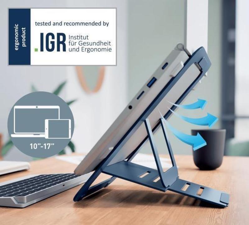 Ergo Alüminyum Ultra Düz Ayarlanabilir Dizüstü Bilgisayar Standı - KOD:63460089