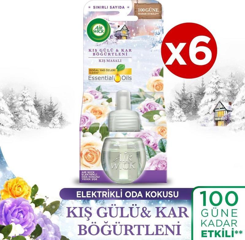 Elektrikli Oda Kokusu Yedek Şişe Kış Masalı X 6