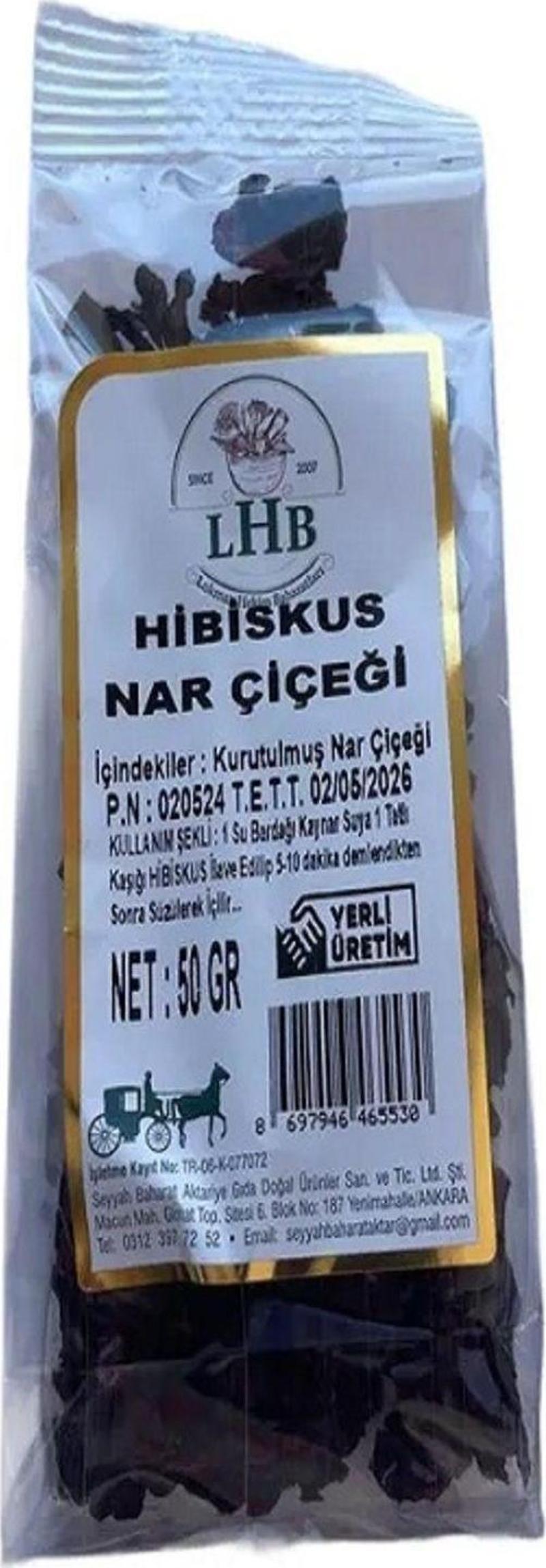 Hibiskus Nar Çiçeği 50 Gr