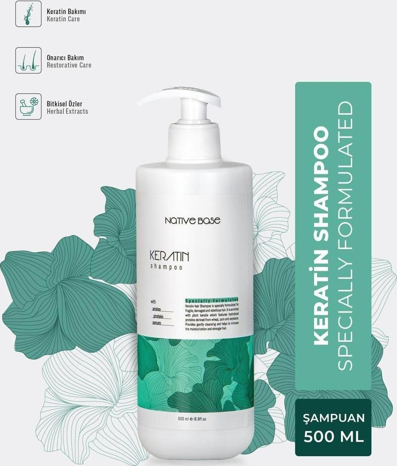 Keratin Shampoo 500 Ml