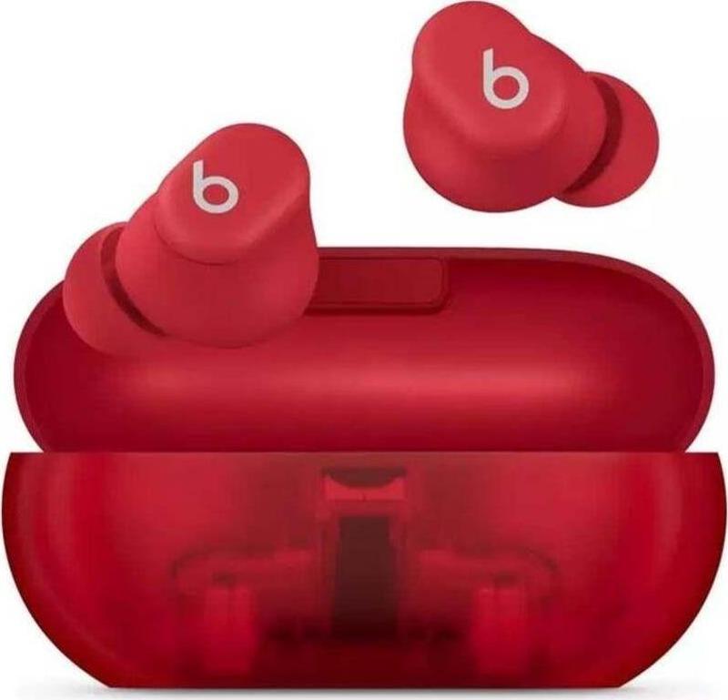 Solo Buds - True Wireless Earbuds - Transparent Red MUW03EE/A