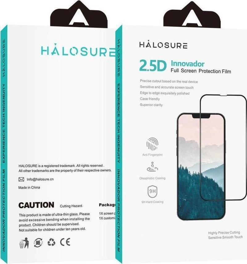 Iphone 14 Plus/13 Promax Uyumlu 2.5D Anti-Static Hd Cam Ekran Koruyucu Darbe Emici Temperli Kırılmaz
