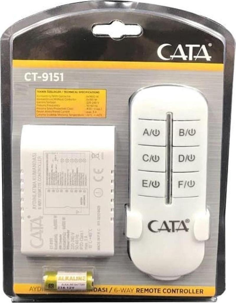 Cata Ct-9151 Aydınlatma Kumandası 6X1000W