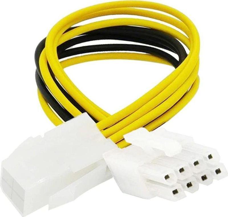 Atx 4 Pin 8 Pin Güç Kablosu 4 Pin Dişi 8 Pin Erkek Anakart Cpu Atx Esp Dönüştürücü Adaptör Kablo