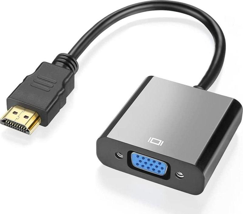 Hdmi To Vga Dönüştürücü Hdmi Giriş Vga Çıkış Hdmı Vga Kablo Hdmi In Vga Out Hdmi Erkek Vga Dişi