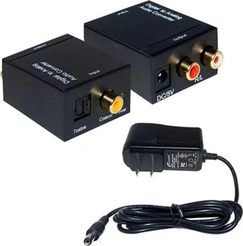 Dijital To Analog Ses Dönüştürücü Converter Optik To Analog Dönüştürücü