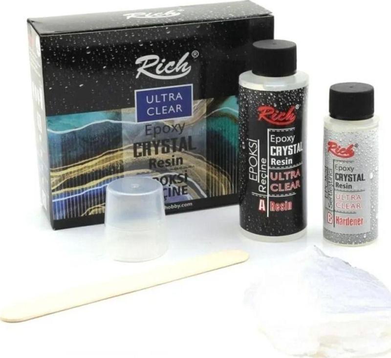 Crystal Resin Art&craft Products Kristal Reçine Epoxy Crystal Reçine Seti 120cc+60cc