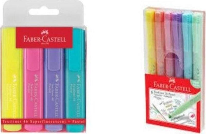 Textliner 38 Pastel Fosforlu Kalem Ve Textliner 46 Pastel Fosforlu Kalem