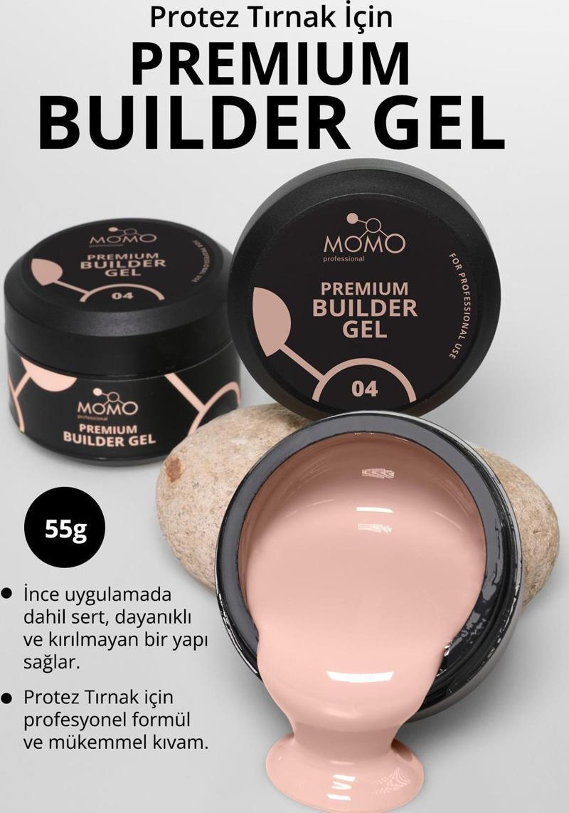 Premium Builder Gel No.4, Bej, 55 gr