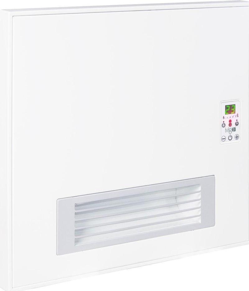 Elektrikli Panel Konvektör Isıtıcı Fanlı Dijital 2500 Watt Beyaz Kumandalı Efp4550E25B