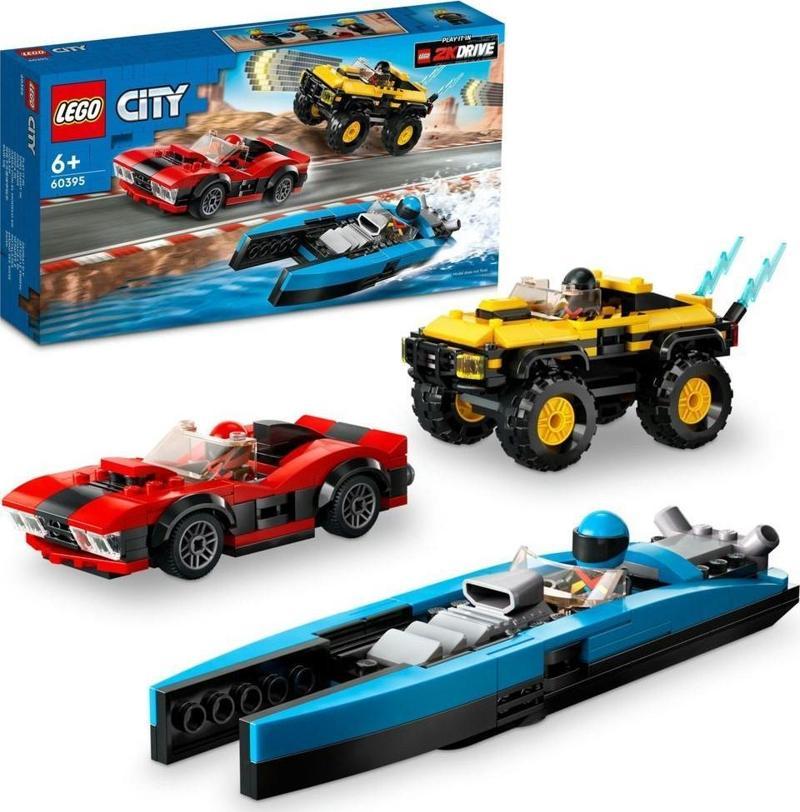 LEGO® City Kombo Yarış Paketi 60395 - 6 Yaş ve Üzeri Çocuklar İçin