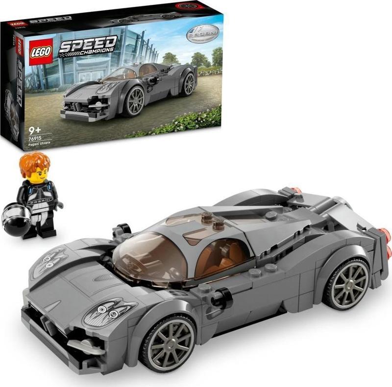 LEGO® Speed Champions Pagani Utopia 76915 - 9 Yaş ve Üzeri Çocuklar için Hiper Araba Modeli İçeren Koleksiyonluk