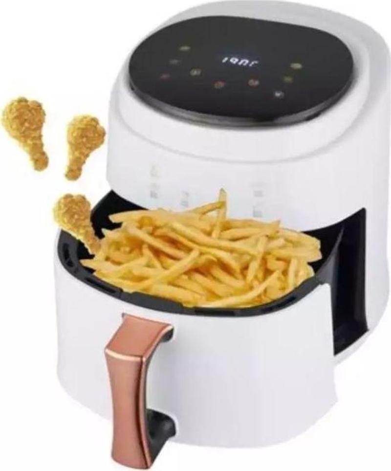 Haf-507 Airfyer Az Yağlı Fritöz 8 Litre  Beyaz