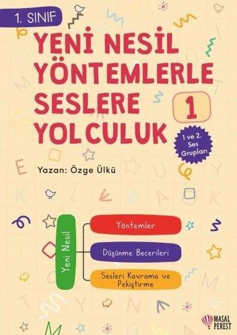 1.Sınıf Yeni Nesil Yöntemlerle Seslere Yolculuk 1 - 1 ve 2. Ses Grupları