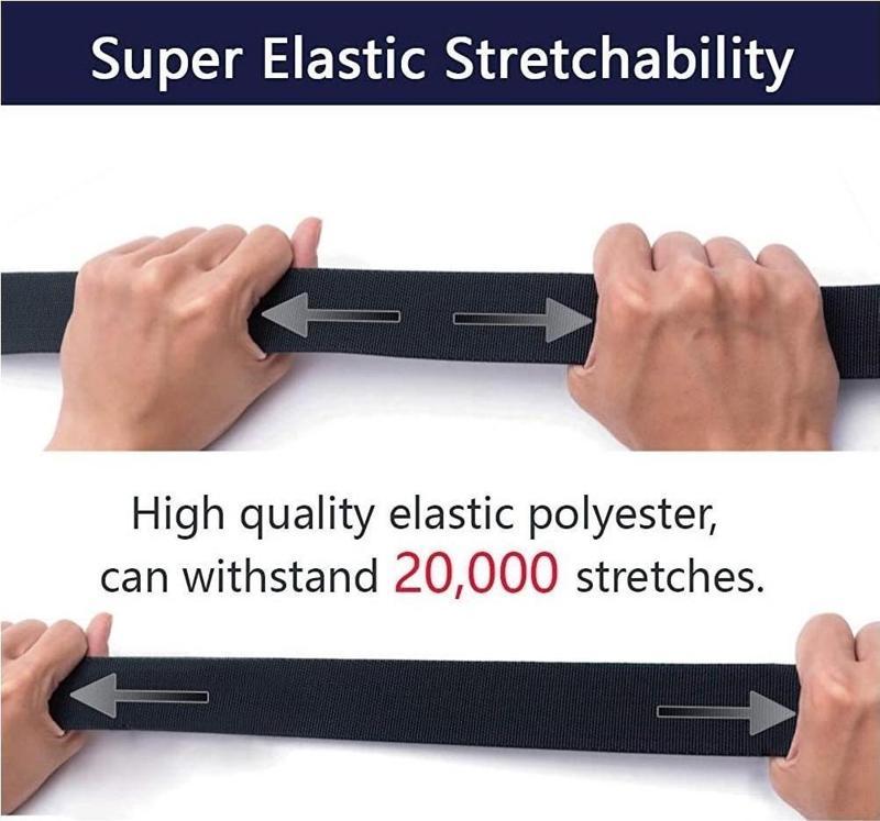 Stretch Belt 4 Cm 1.15 M E-5506 Black