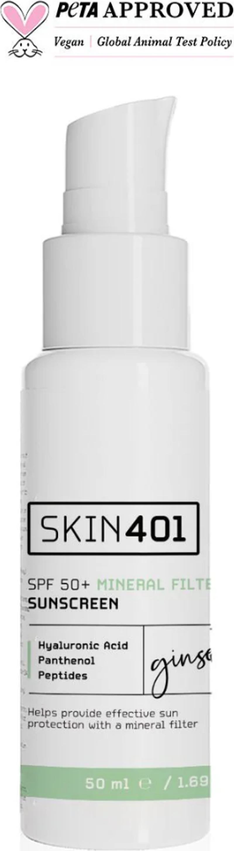 SPF 50+ Mineral Filtre Güneş Kremi 50 ml.
