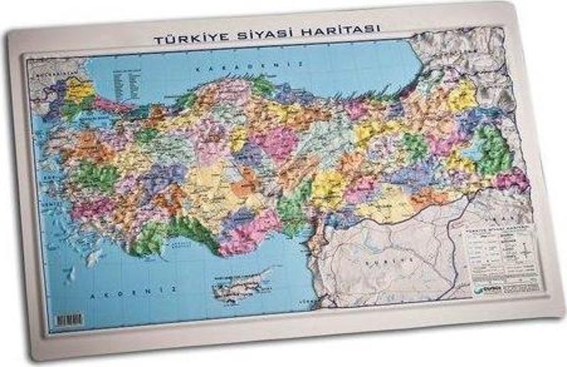 Kabartma Türkiye Harita Siyasi 35x50