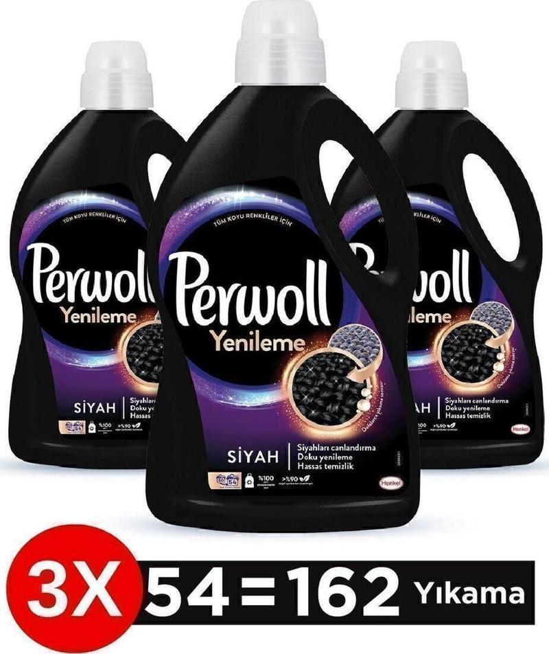 Sıvı Çamaşır Deterjanı 2,97 lt Siyahlar 3 ADET