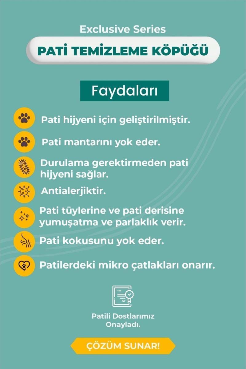 Evcil Hayvan Pati Temizleme Köpüğü