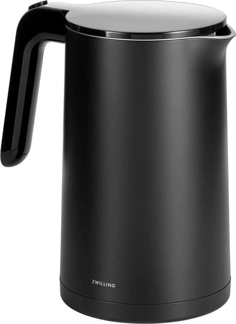 Enfinigy Paslanmaz Çelik Siyah Su Isıtıcı Kettle 1500 ml
