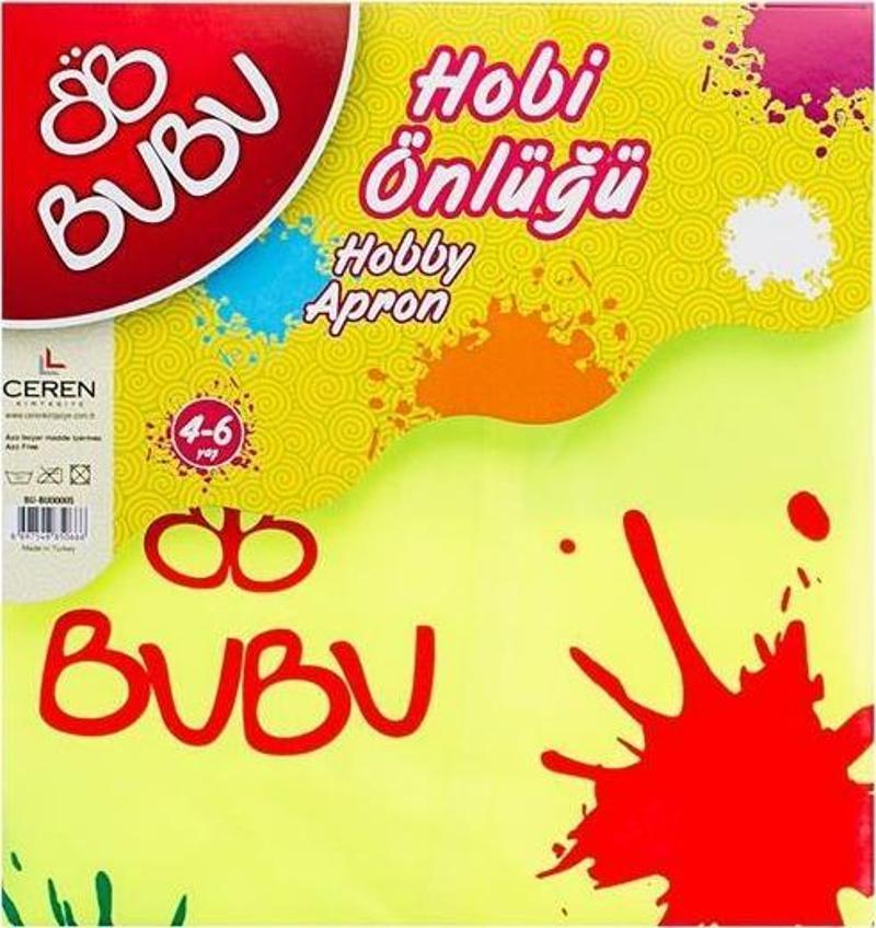 Boyama Önlüğü 4-6 Yaş Su Geçirmez BUBU00005