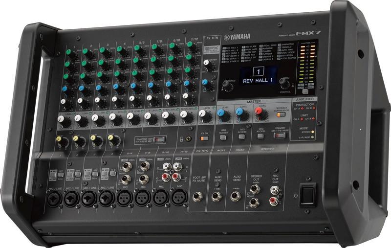 EMX7 2x710W 12 input Küp Power Mixer