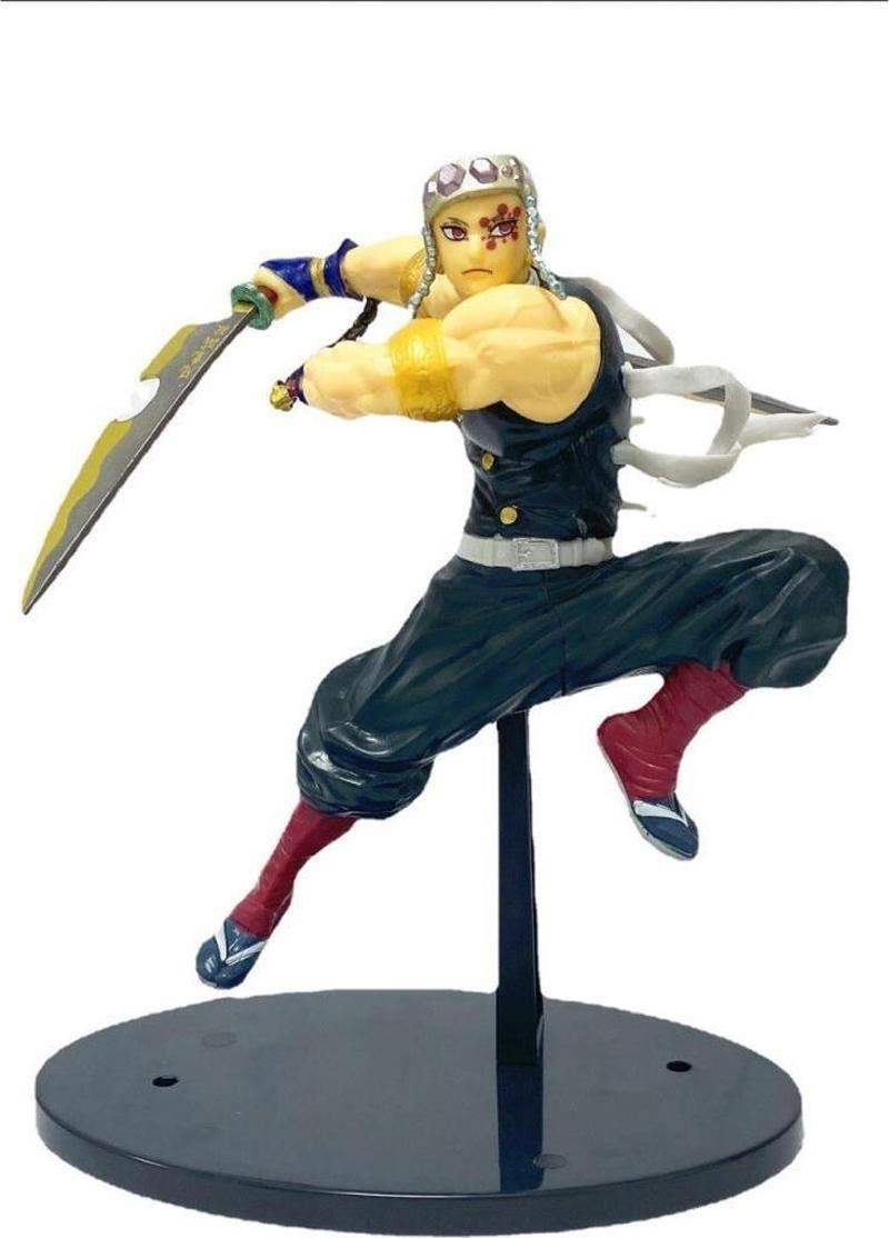 Anime Demon Slayer Tengen Uzui Karakter Figür Oyuncak 21 cm